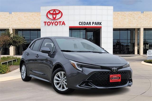 used 2024 Toyota Corolla Hatchback car, priced at $25,875