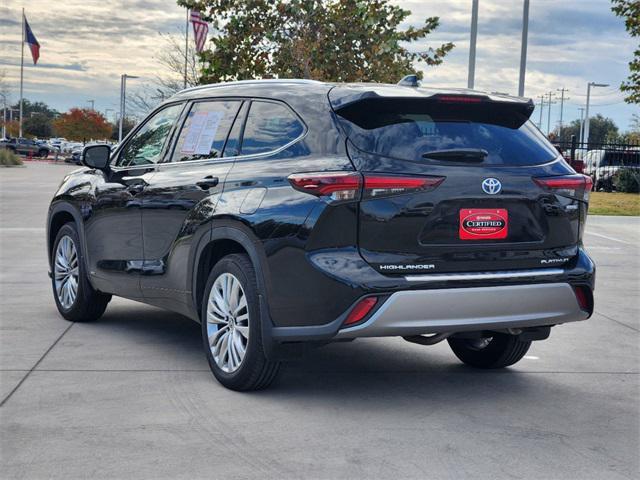 used 2024 Toyota Highlander Hybrid car, priced at $52,939