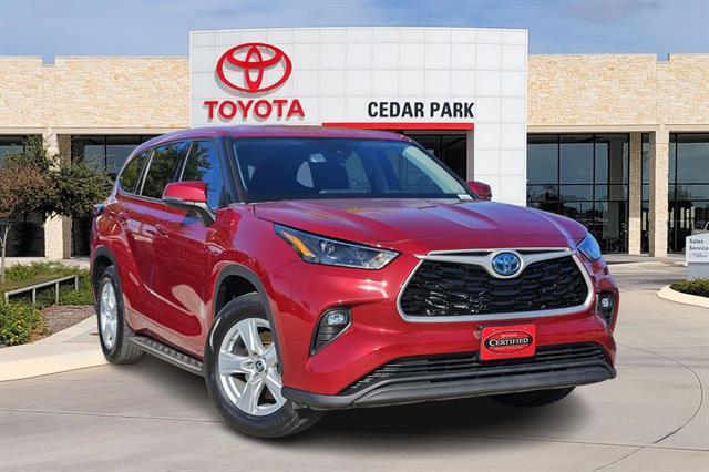 used 2022 Toyota Highlander Hybrid car, priced at $30,599