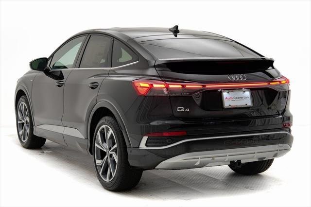 new 2024 Audi Q4 e-tron Sportback car, priced at $66,805