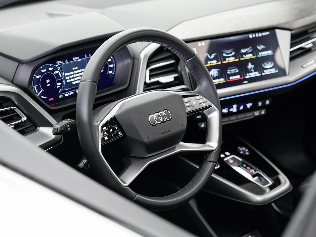 used 2023 Audi Q4 e-tron car, priced at $30,495