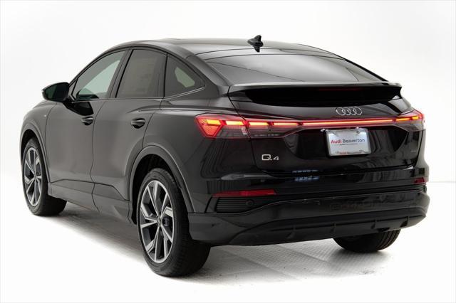 new 2024 Audi Q4 e-tron Sportback car, priced at $64,620