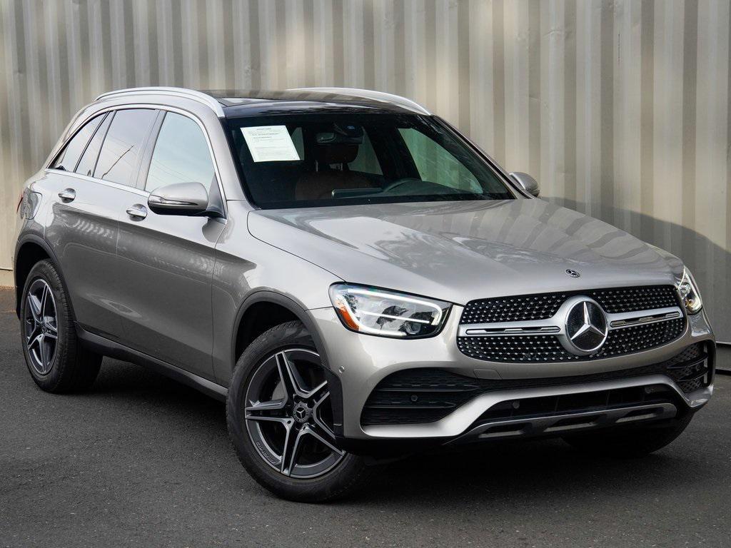 used 2021 Mercedes-Benz GLC 300 car, priced at $27,990