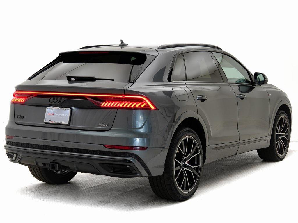 used 2021 Audi Q8 car, priced at $44,900