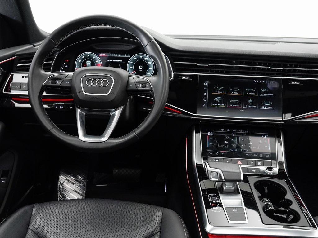 used 2021 Audi Q8 car, priced at $44,900