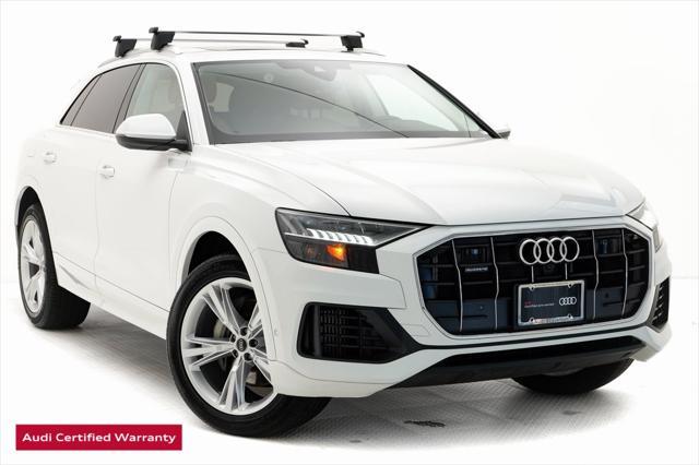 used 2023 Audi Q8 car, priced at $57,490