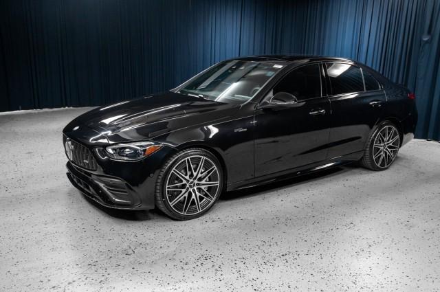 new 2025 Mercedes-Benz AMG C 43 car, priced at $76,525