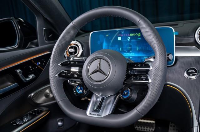 new 2025 Mercedes-Benz AMG C 43 car, priced at $76,525