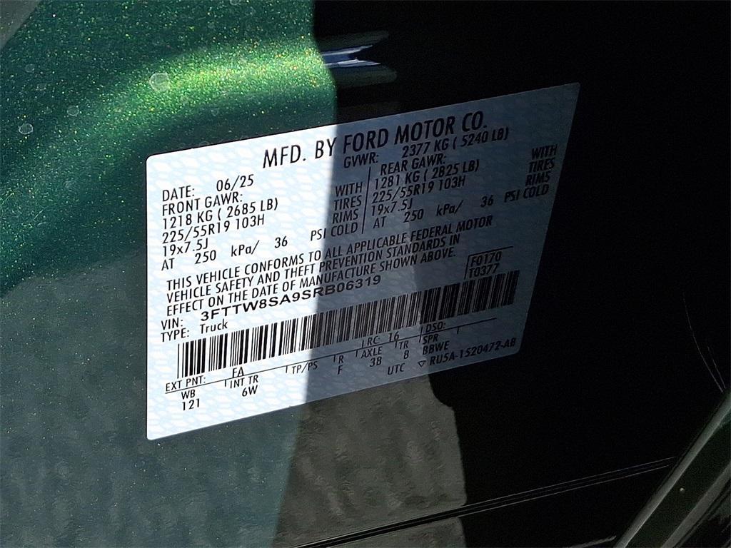 new 2025 Ford Maverick car, priced at $40,875