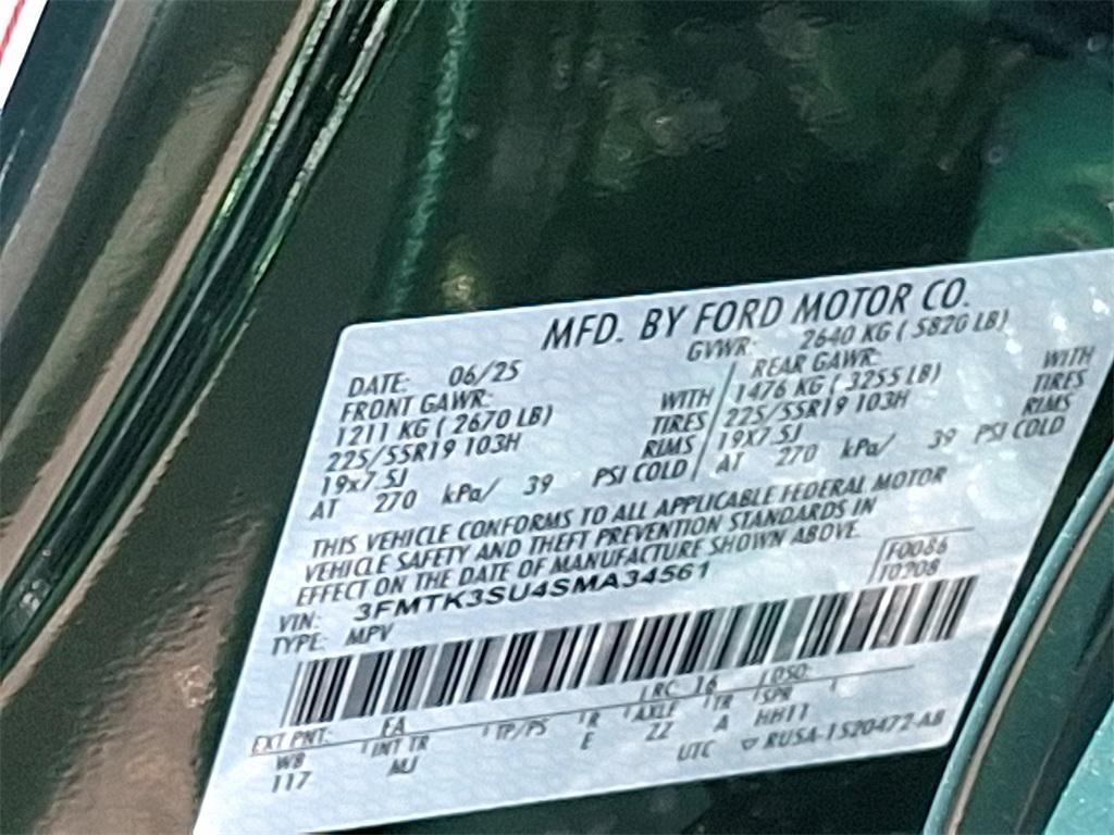 new 2025 Ford Mustang Mach-E car, priced at $54,010