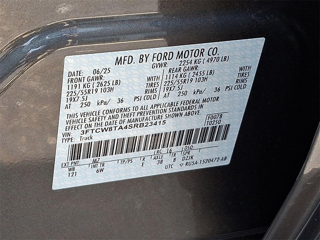 new 2025 Ford Maverick car, priced at $38,120
