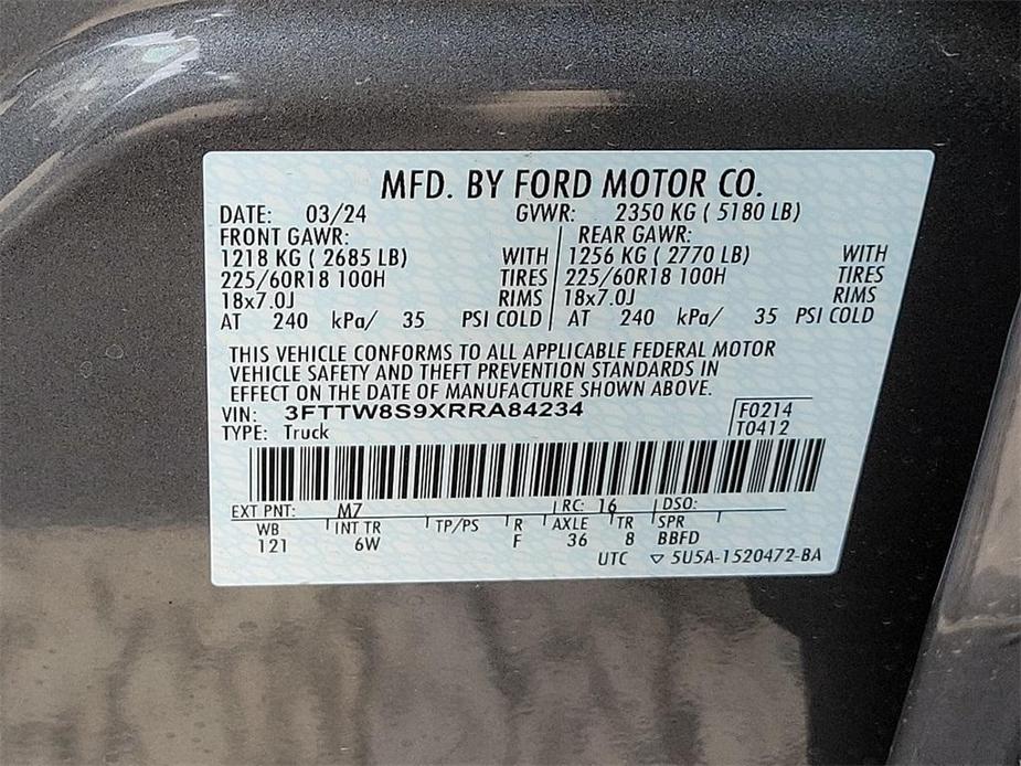 new 2024 Ford Maverick car, priced at $38,095