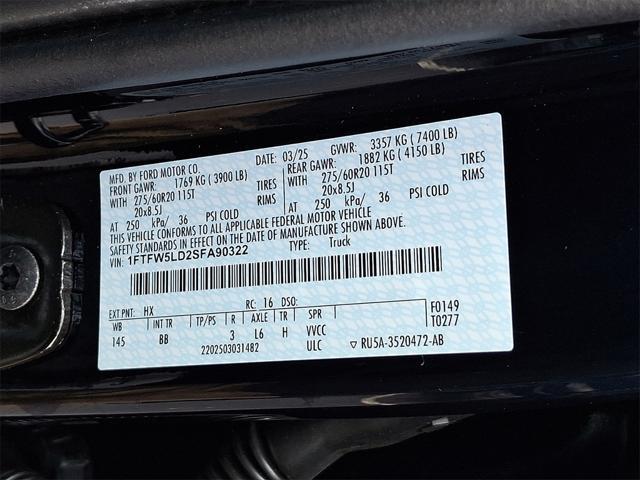 new 2025 Ford F-150 car, priced at $75,665