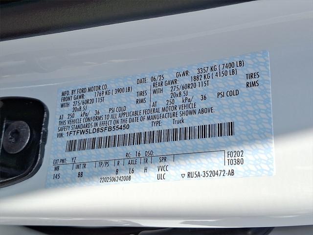 new 2025 Ford F-150 car, priced at $76,755