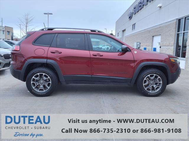 used 2021 Jeep Cherokee car, priced at $22,900