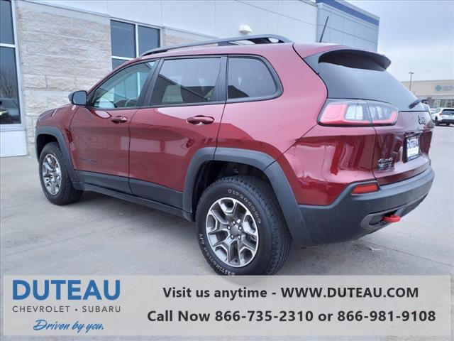 used 2021 Jeep Cherokee car, priced at $22,900