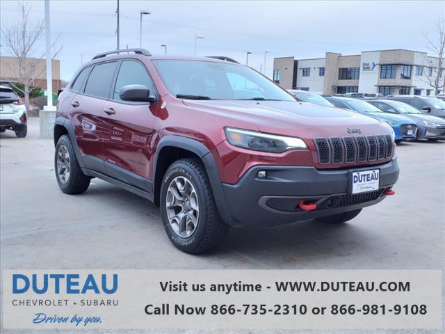 used 2021 Jeep Cherokee car, priced at $22,900