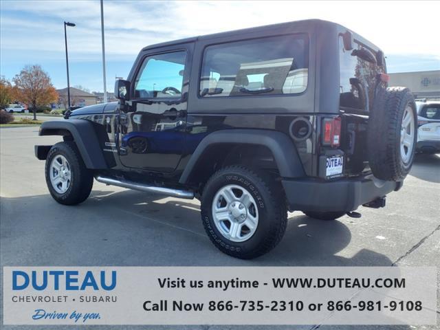 used 2016 Jeep Wrangler car, priced at $18,900