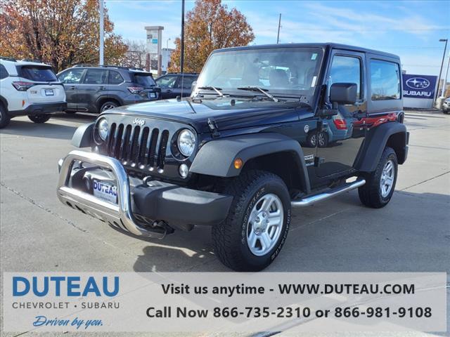 used 2016 Jeep Wrangler car, priced at $18,900