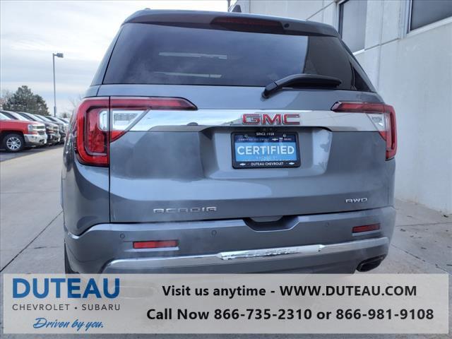 used 2021 GMC Acadia car, priced at $30,900