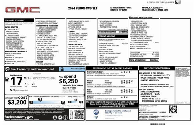 used 2024 GMC Yukon car, priced at $61,973
