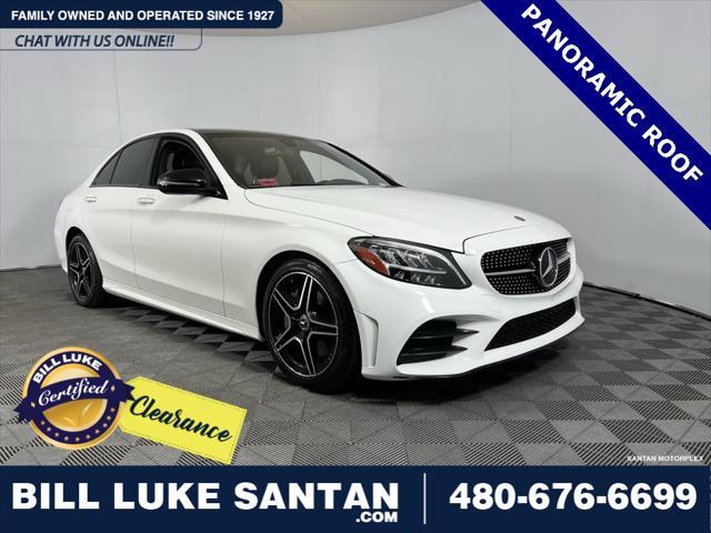 used 2020 Mercedes-Benz C-Class car, priced at $23,000