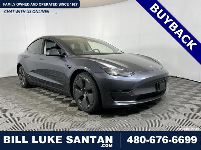 used 2023 Tesla Model 3 car, priced at $26,575