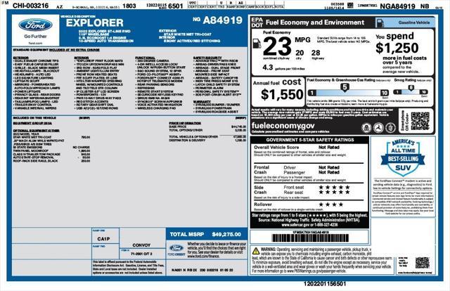 used 2022 Ford Explorer car, priced at $33,973