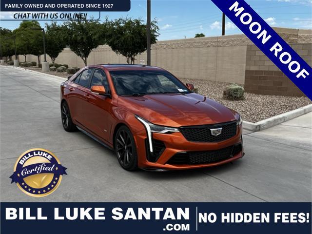 used 2023 Cadillac CT4-V car, priced at $57,973