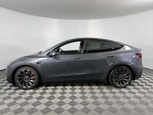 used 2021 Tesla Model Y car, priced at $28,573