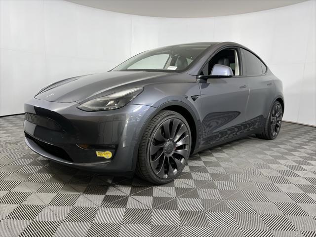 used 2021 Tesla Model Y car, priced at $28,573