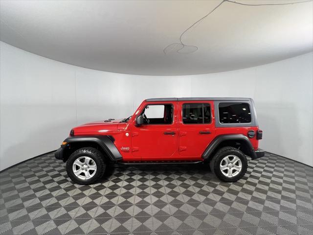 used 2020 Jeep Wrangler Unlimited car, priced at $21,975