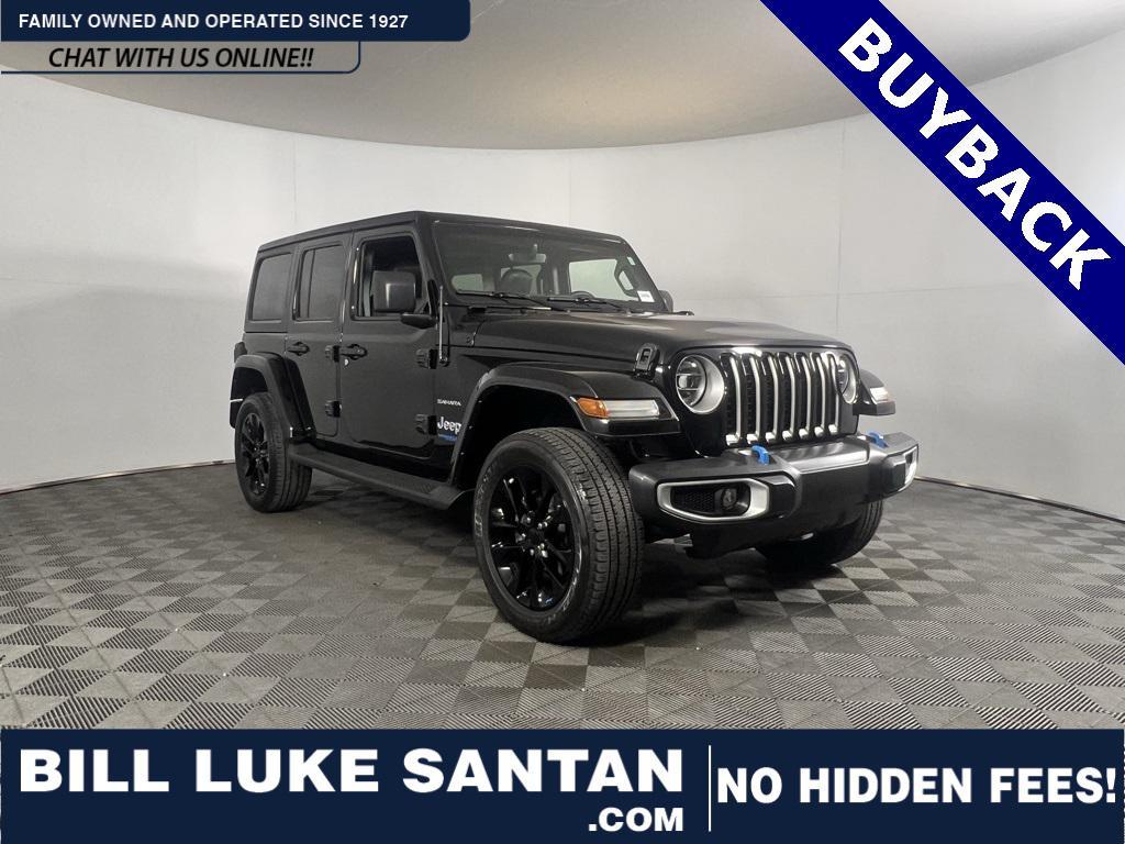 used 2022 Jeep Wrangler Unlimited 4xe car, priced at $30,375