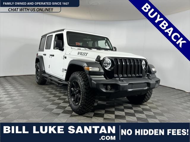 used 2020 Jeep Wrangler Unlimited car, priced at $25,775