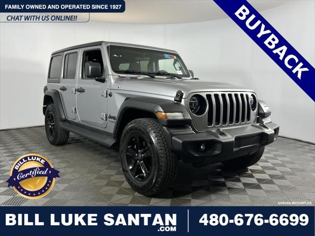 used 2021 Jeep Wrangler Unlimited car, priced at $30,475