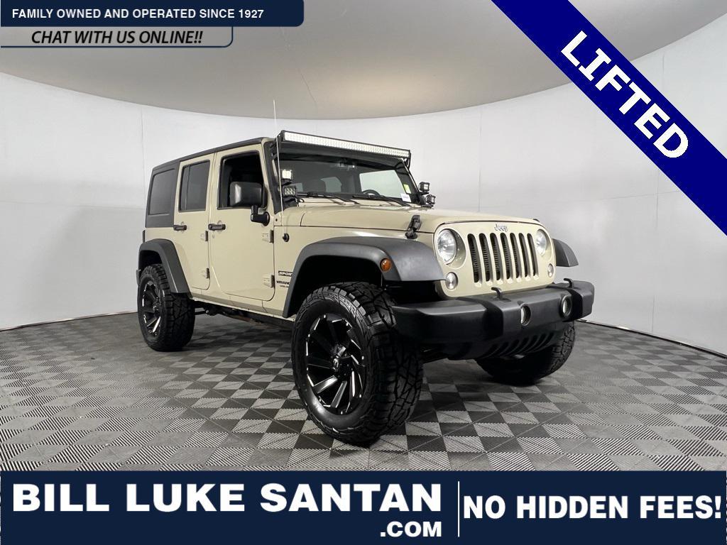 used 2017 Jeep Wrangler Unlimited car, priced at $21,495