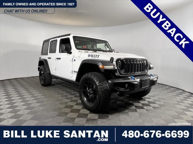 used 2024 Jeep Wrangler 4xe car, priced at $32,075