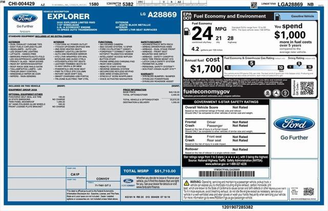 used 2020 Ford Explorer car, priced at $29,973