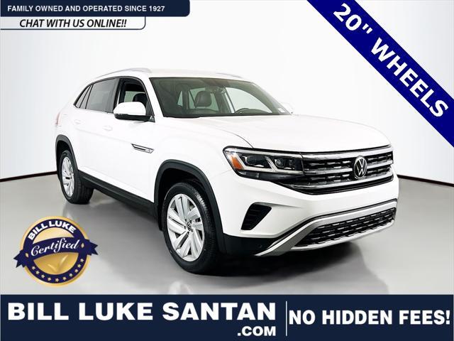 used 2021 Volkswagen Atlas Cross Sport car, priced at $24,473