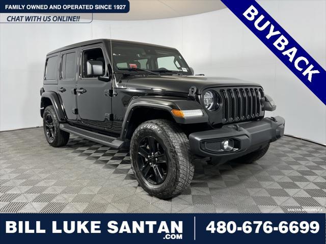 used 2022 Jeep Wrangler Unlimited car, priced at $30,175