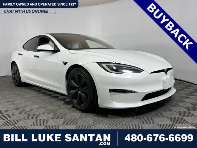 used 2023 Tesla Model S car, priced at $60,075