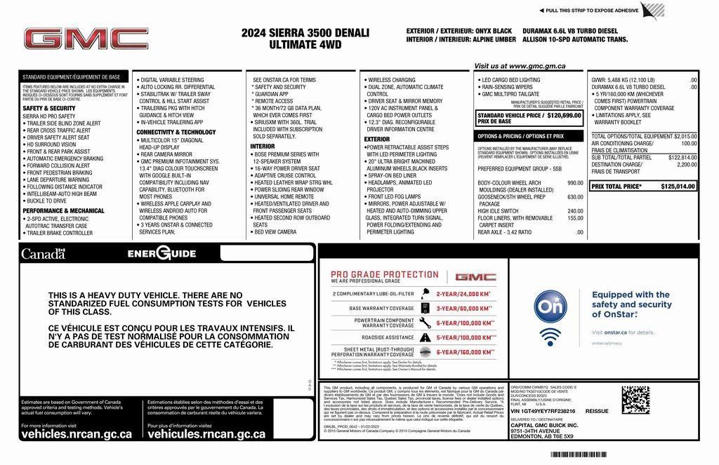 used 2024 GMC Sierra 3500 car, priced at $77,473