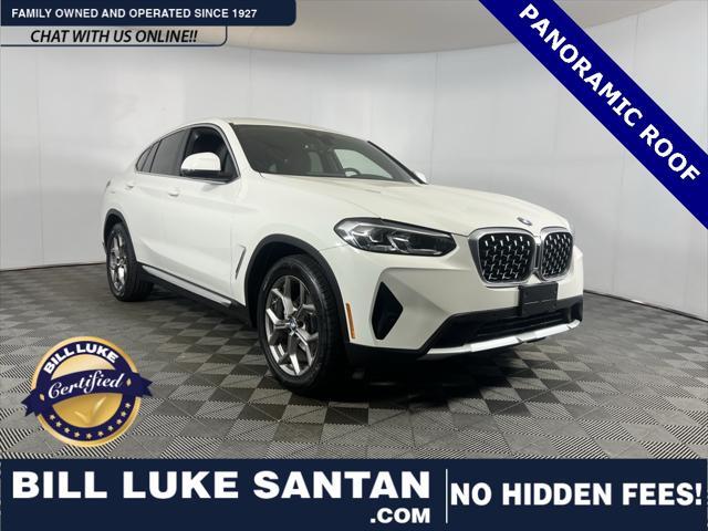 used 2022 BMW X4 car, priced at $39,373
