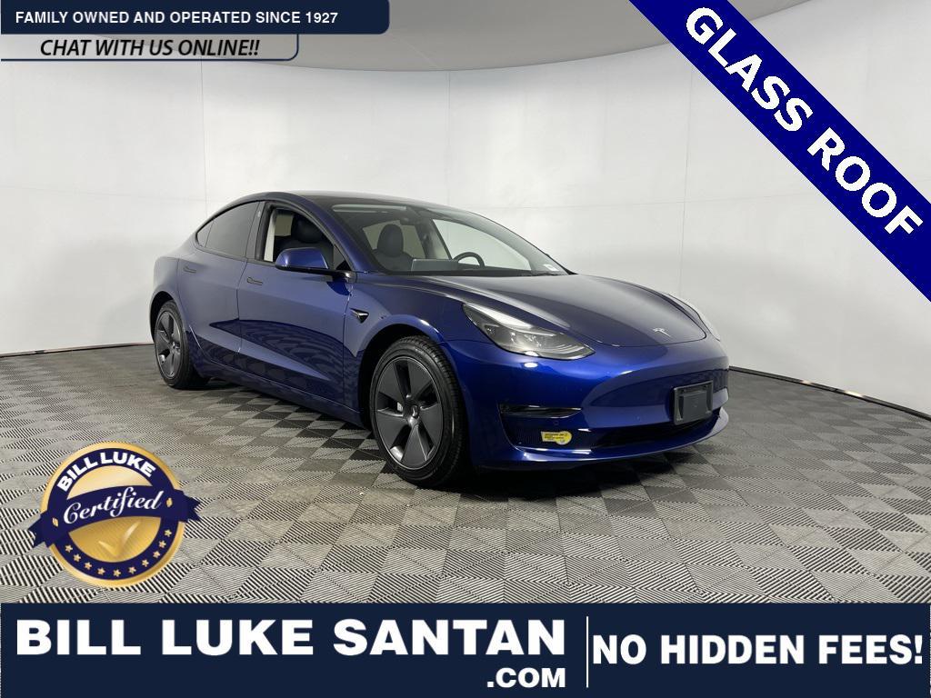 used 2022 Tesla Model 3 car, priced at $24,573