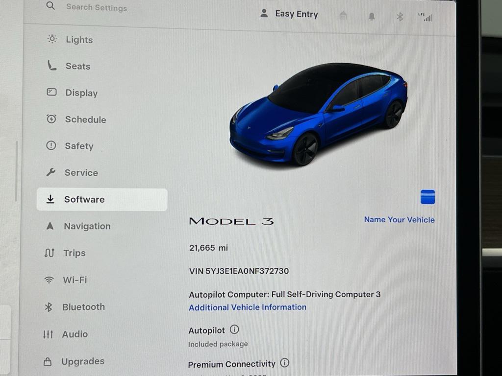 used 2022 Tesla Model 3 car, priced at $24,573