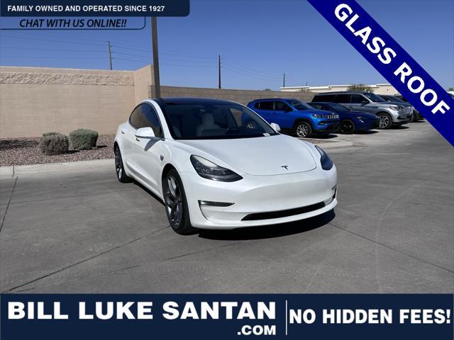 used 2018 Tesla Model 3 car, priced at $16,973