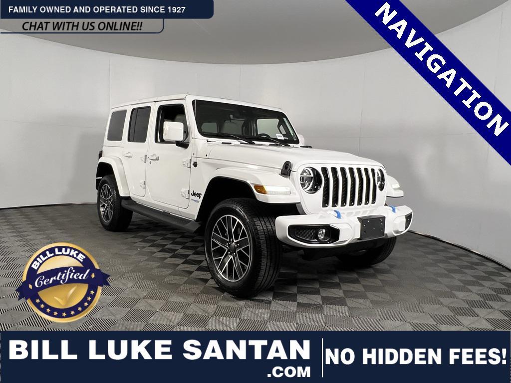used 2022 Jeep Wrangler Unlimited 4xe car, priced at $35,373