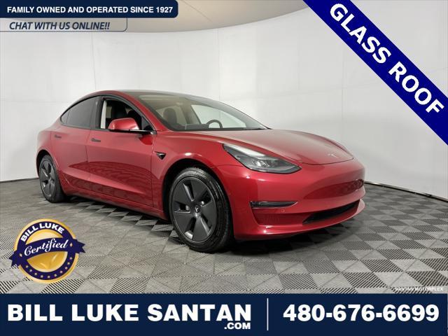 used 2022 Tesla Model 3 car, priced at $30,973