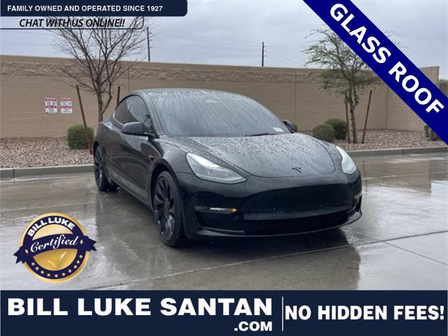 used 2023 Tesla Model 3 car, priced at $36,973