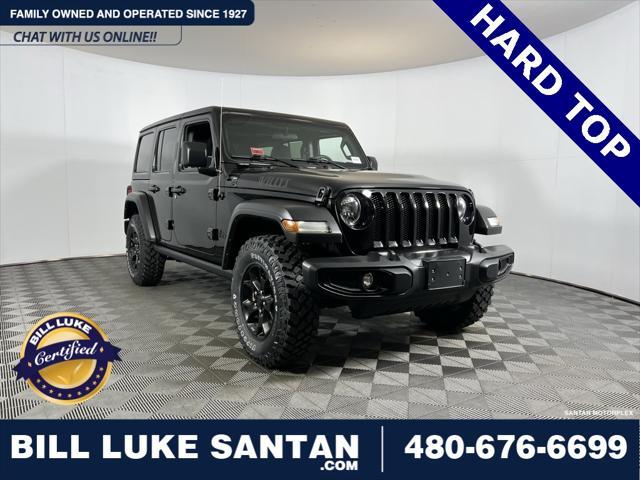 used 2021 Jeep Wrangler Unlimited car, priced at $30,973